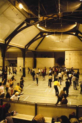 Photo:Skating at Jubilee Hall Sports Centre, c1980s