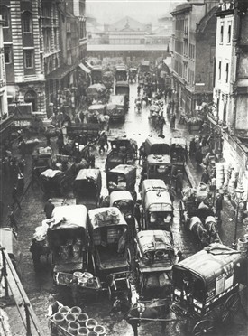 Photo:Traffic congestion Covent Garden c1930
