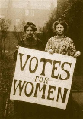 Photo:Annie Kenney and Christabel Pankhurst