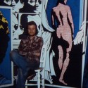 Photo:George Skeggs in studio squat 1974/5
