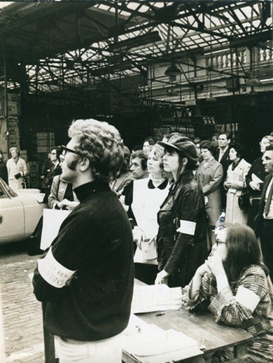 Photo:The Covent Garden Community gathered for meetings frequently in 1971.